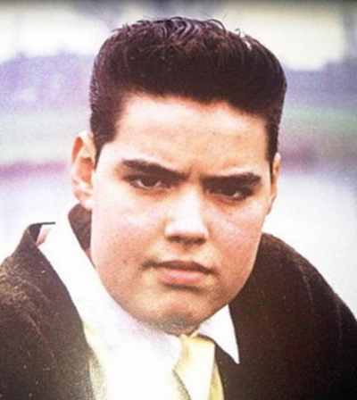 Young Russel Brand yearbook picture